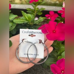 NWT Croft & Barrow Hoop Earrings